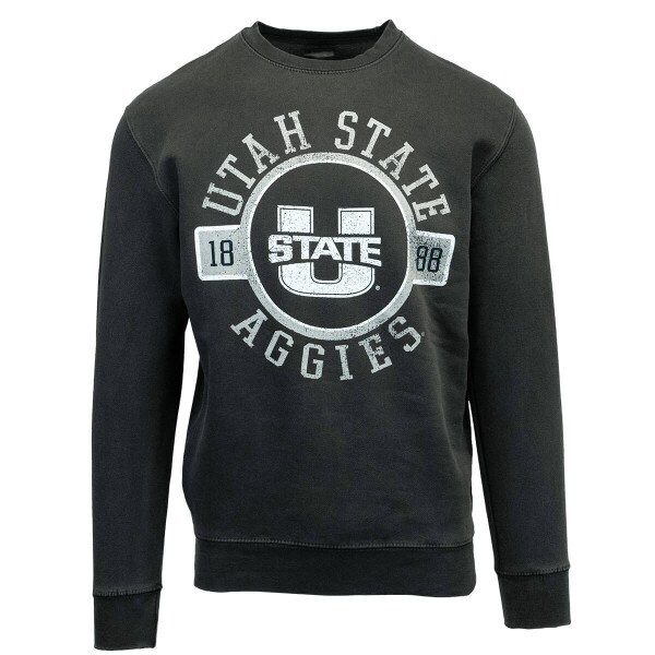 Black, Sweatshirt, Utah State, U-State, Aggies